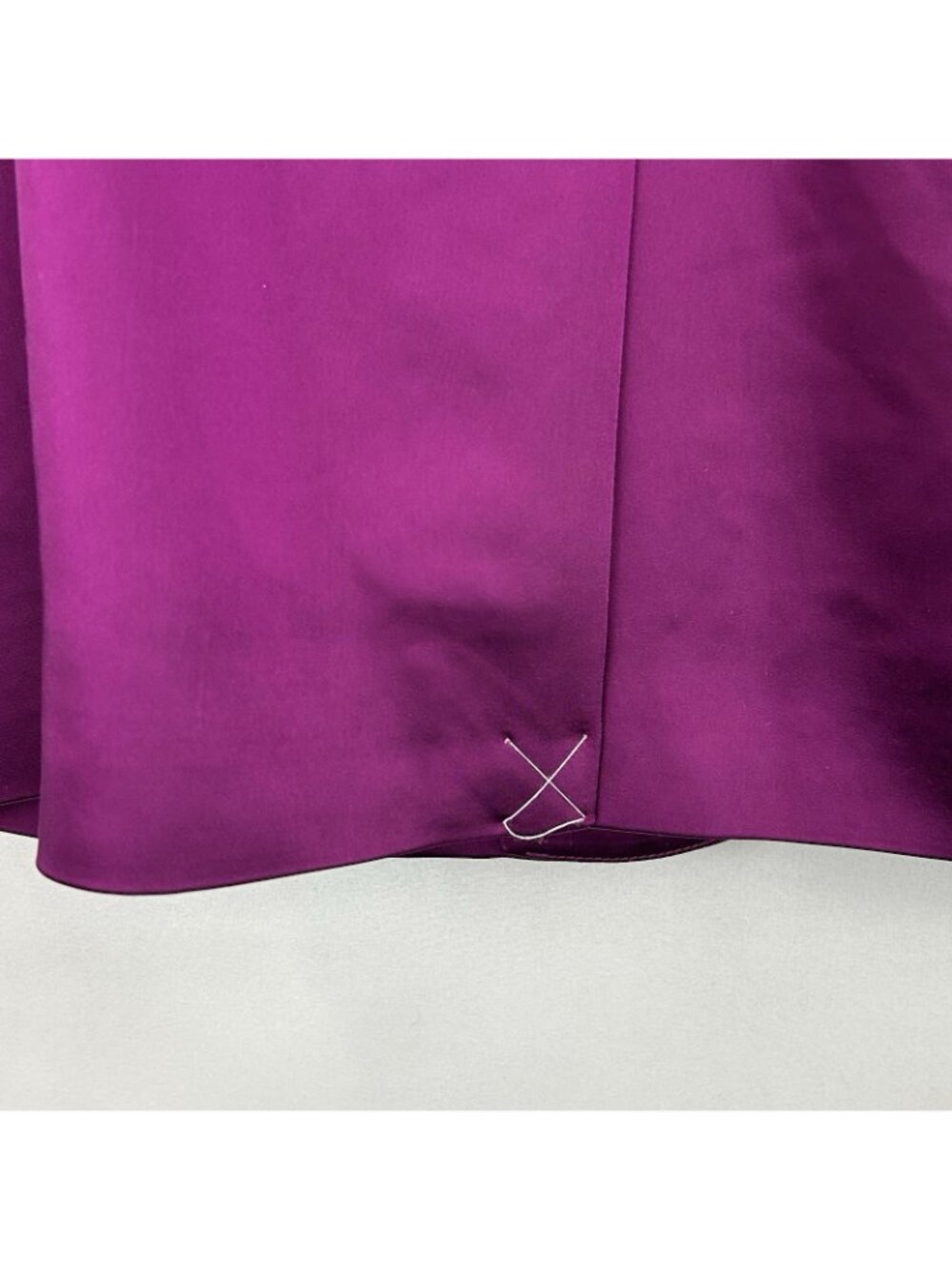 Express Women’s size XS Fuchsia Satin Blazer One Button Notch Jacket NWT$168 - Picture 12 of 15